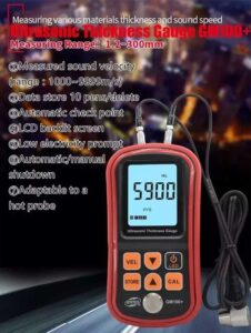 ضخامت سنج التراسونیک فلزات بنتک +Benetech GM100