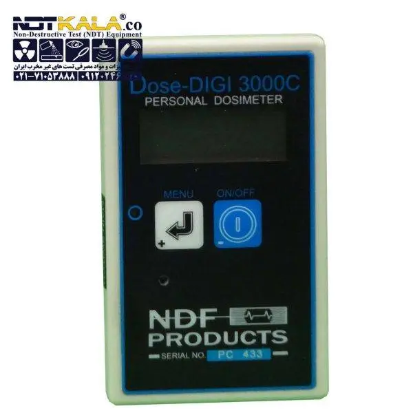 قیمت خرید ارزان دزیمتر فردی دیجیتالی DOSE RATE METER DOSIMETER DOSE DIGI 3000C