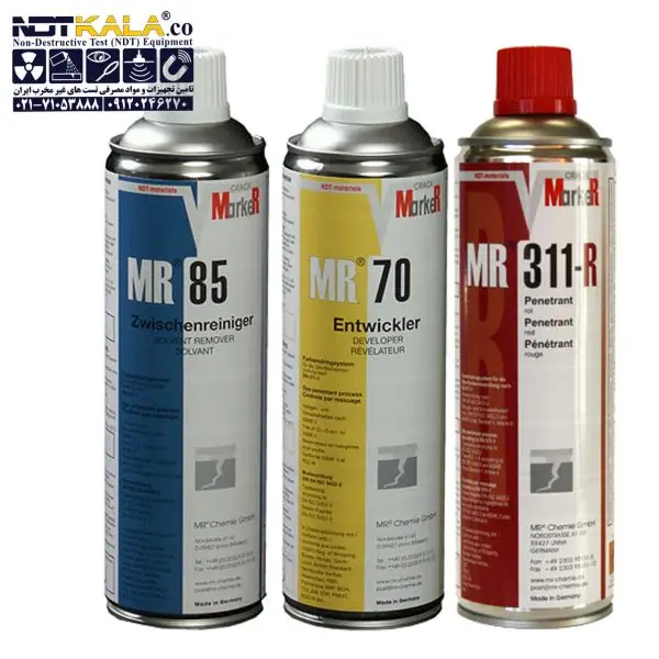 ست اسپری تست مایعات نافذ pt برند ام آر شیمی MR-CHEMIE اصل