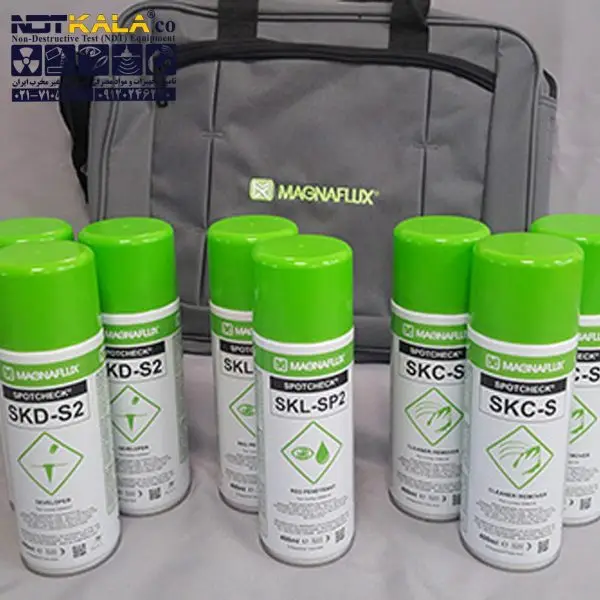 قیمت ست اسپری مگنافلاکس اصل انگلستان PENETRANT TESTING MAGNAFLUX SKL-WP2 SKD-S2 SKC-S SKL-SP