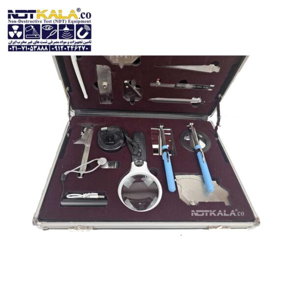 قیمت خرید ارزان کیف بازرسی جوشکاری 17 تیکه NK-3000