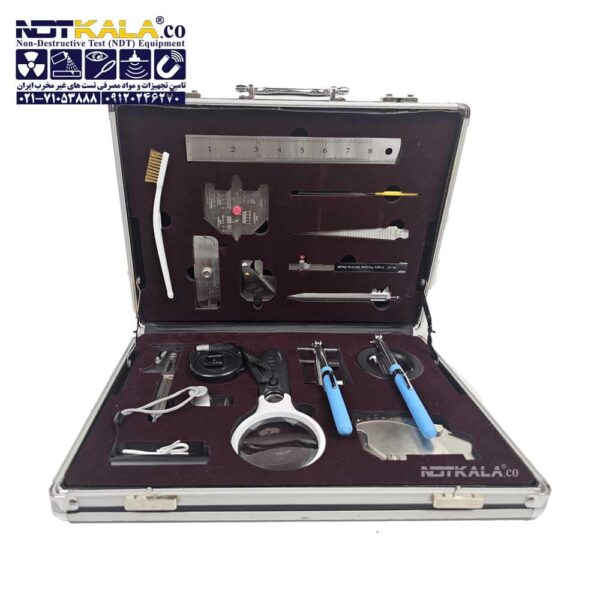 قیمت بهترین کیف بازرسی جوشکاری 17 تیکه NK-3000 در بازر