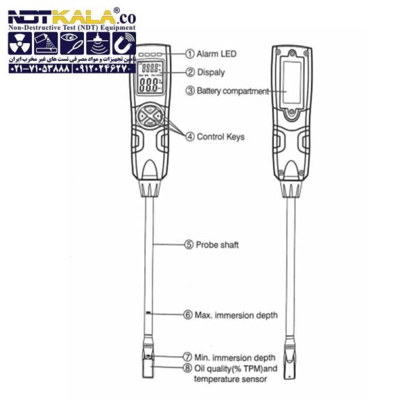 خرید آنلاین تستر کیفیت روغن خوراکی برند CEM مدل DT-70